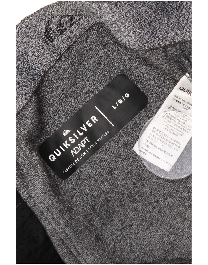 Quiksilver Mens Tracksuit Trousers Large Grey Flecked Polyester