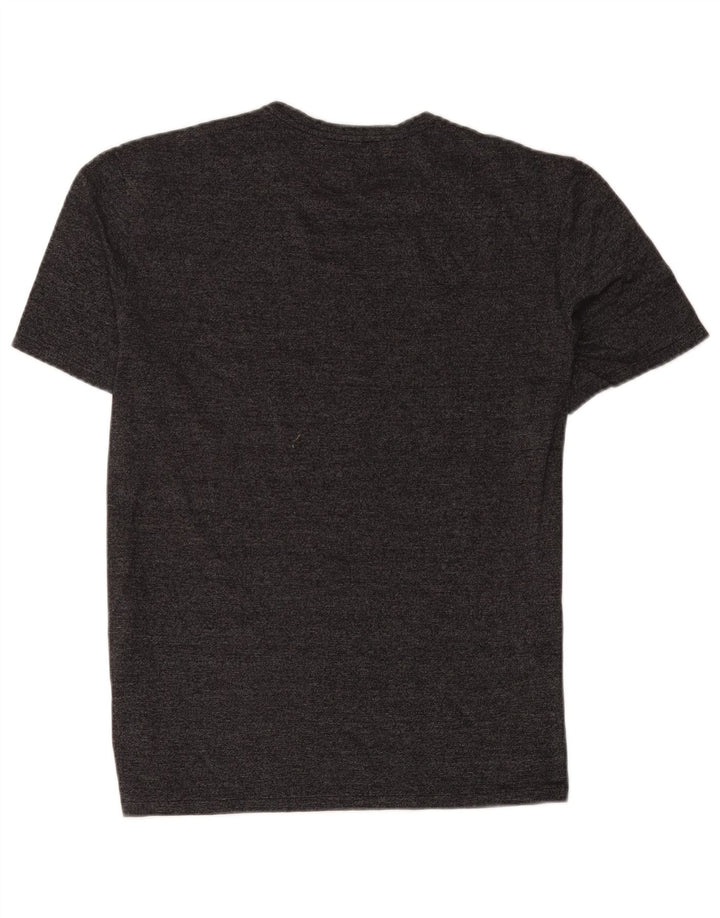 Cos Mens T-Shirt Top Medium Grey Flecked Cotton