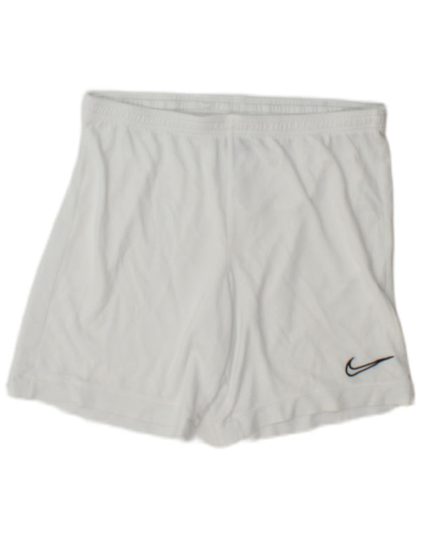 Nike Mens Dri Fit Sport Shorts Medium White Polyester