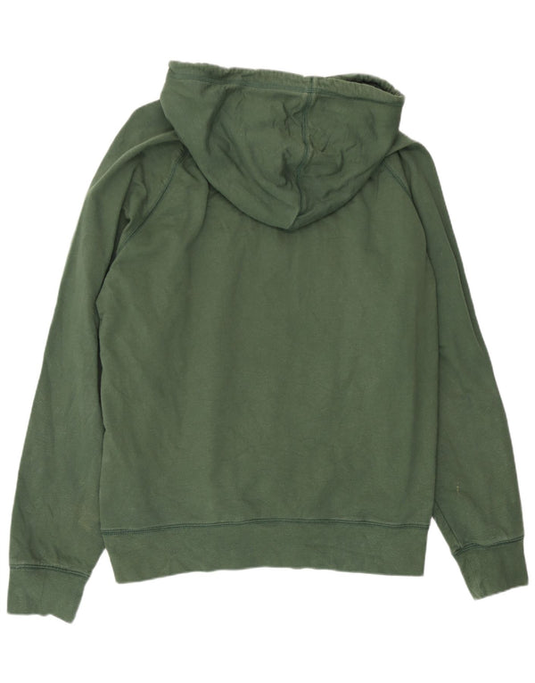 Gap Mens Graphic Hoodie Jumper XL Green Cotton