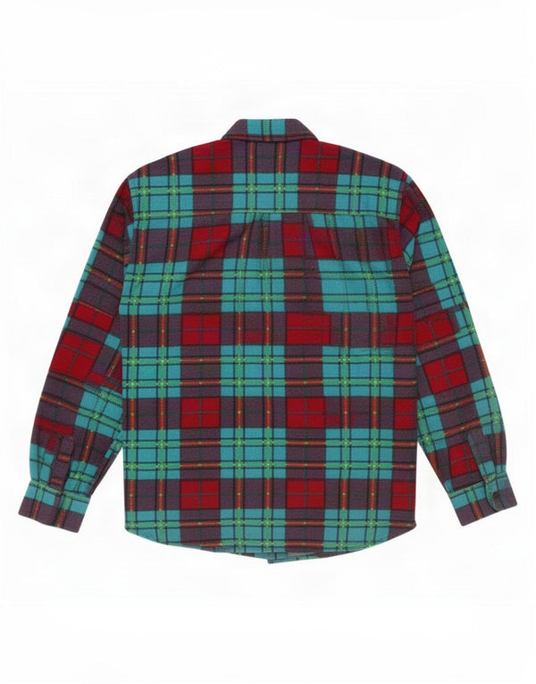 Great Escapes Mens Flannel Shirt Small Multicoloured Check Polyester