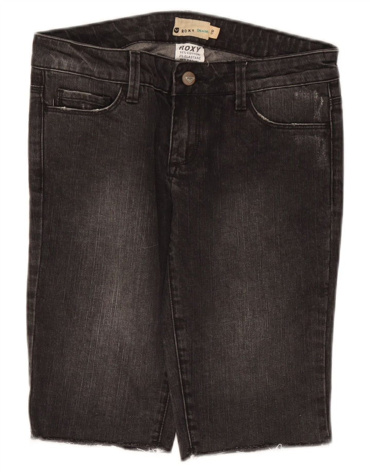 Roxy Womens Denim Shorts US 8 Medium W27  Grey Cotton