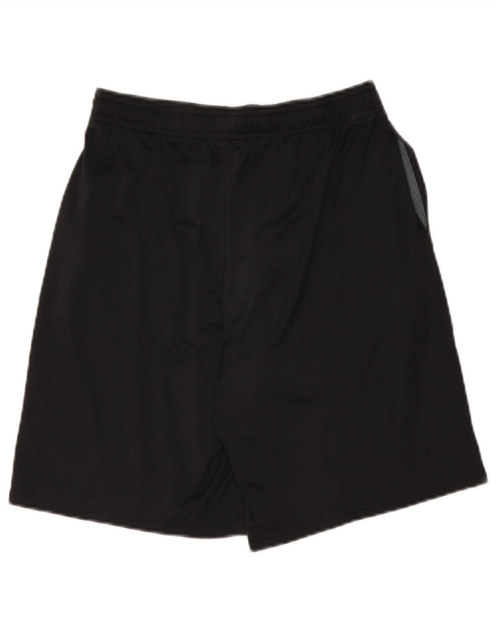 UNDER ARMOUR Boys Heat Gear Graphic Sport Shorts 13-14 Years XL  Black