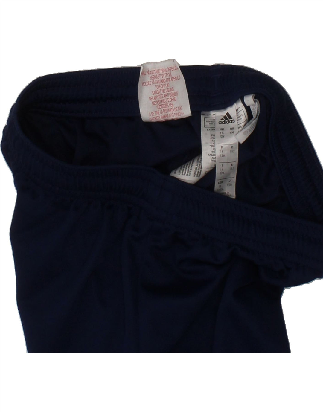 ADIDAS Boys Climalite Sport Shorts 11-12 Years  Navy Blue Polyester Vintage Adidas and Second-Hand Adidas from Messina Hembry 