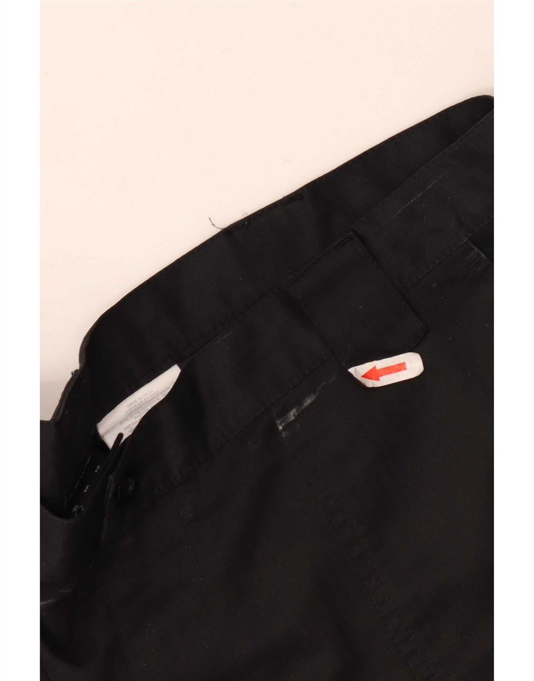 Nike Mens Chino Shorts W38 XL Black Polyester