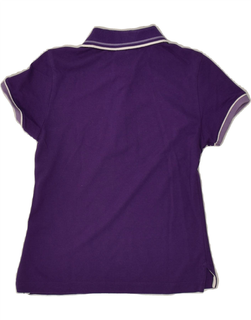 CHAMPION Girls Polo Shirt 7-8 Years Small Purple Cotton | Vintage Champion | Thrift | Second-Hand Champion | Used Clothing | Messina Hembry 