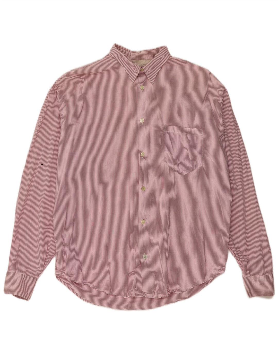 POP 84 Mens Shirt XL Purple Pinstripe Cotton