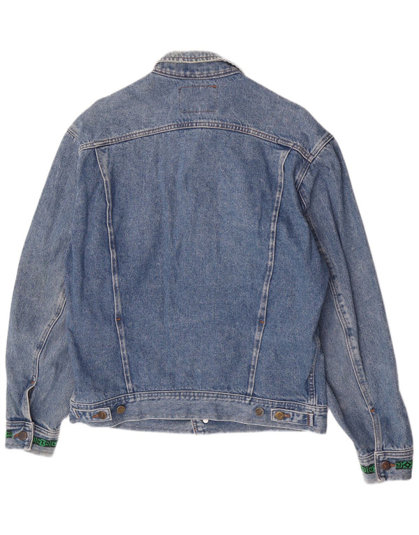 Rifle Mens Denim Jacket UK 42 XL Blue