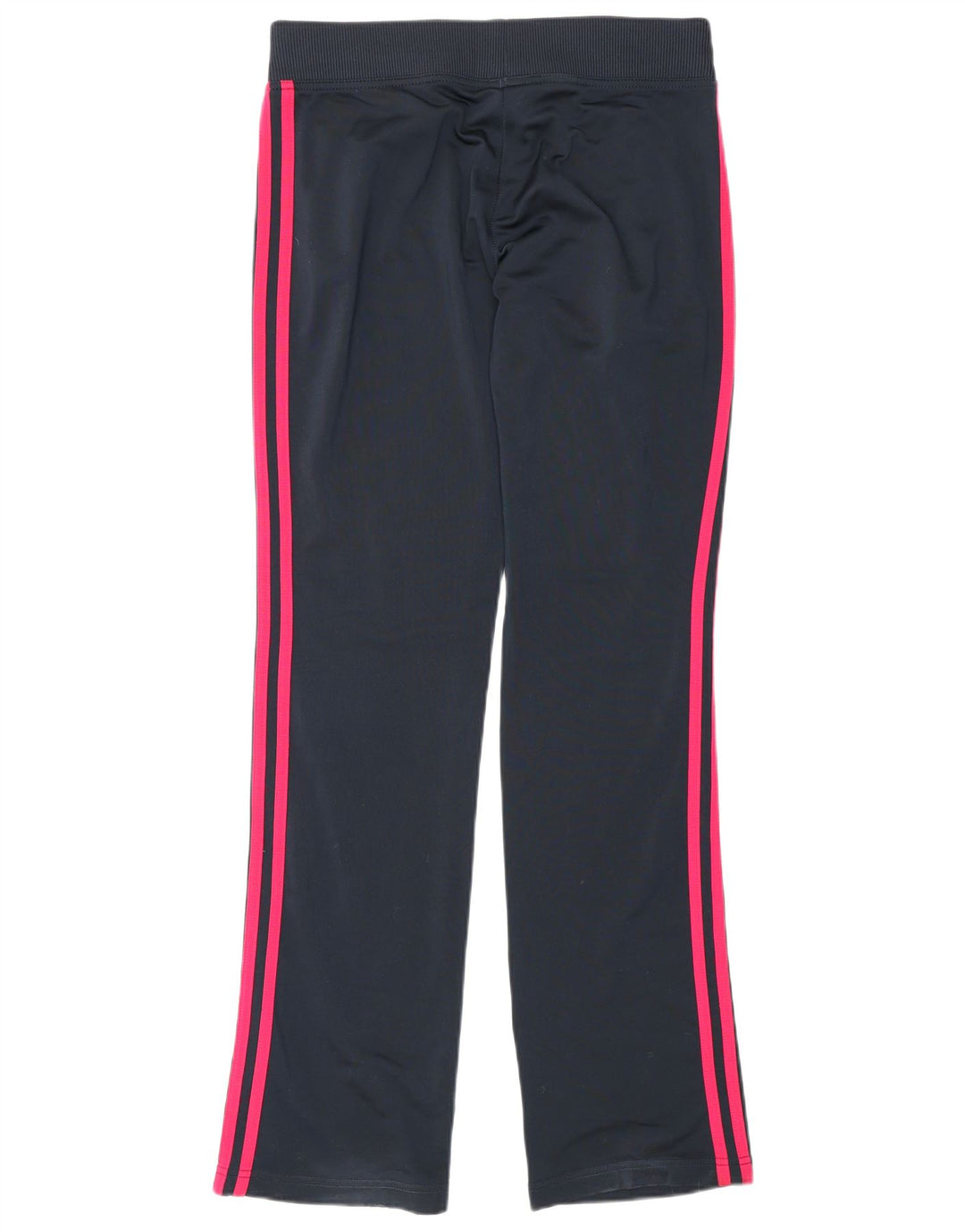 Adidas Womens Tracksuit Trousers UK 10 Small Navy Blue Polyester