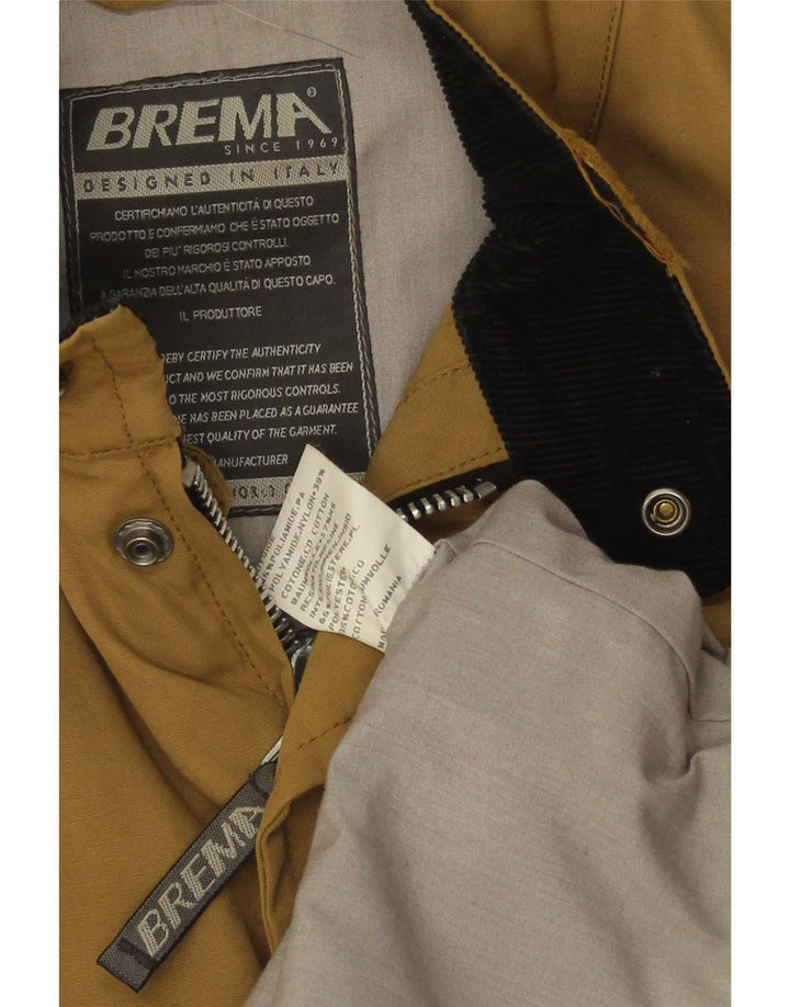 Brema Mens Utility Jacket IT 52 XL Khaki Polyamide