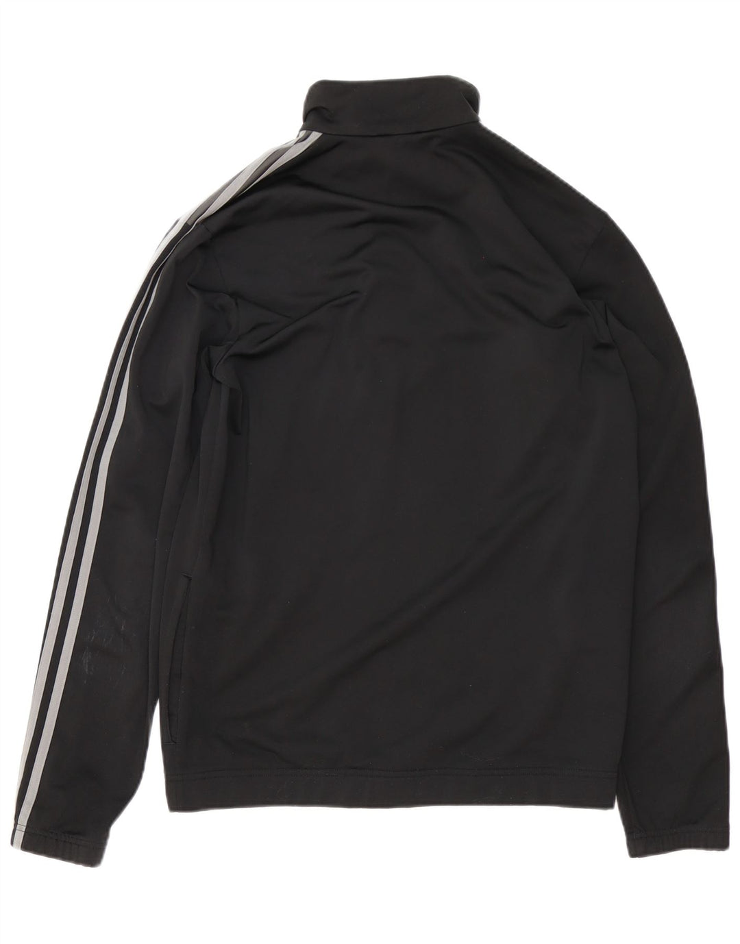 Adidas Mens Tracksuit Top Jacket UK 40/42 Medium Black Colourblock