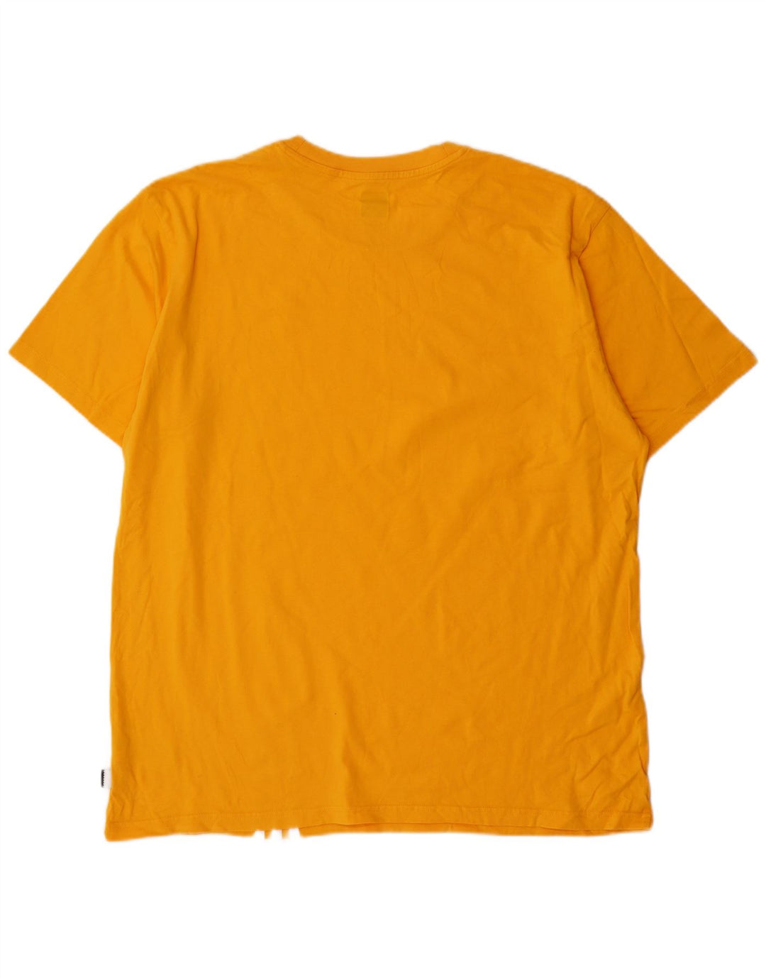Adidas Mens T-Shirt Top XL Yellow Cotton