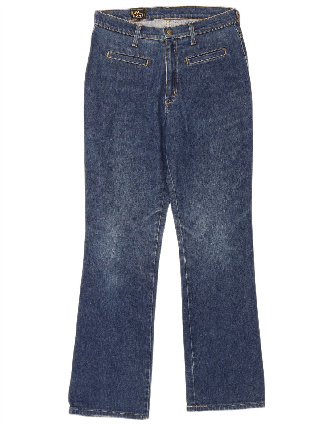 Lee Womens Straight Jeans W32 L29 Blue Cotton