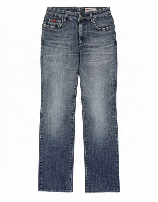 Gas Womens Straight Jeans W30 L30 Blue Cotton