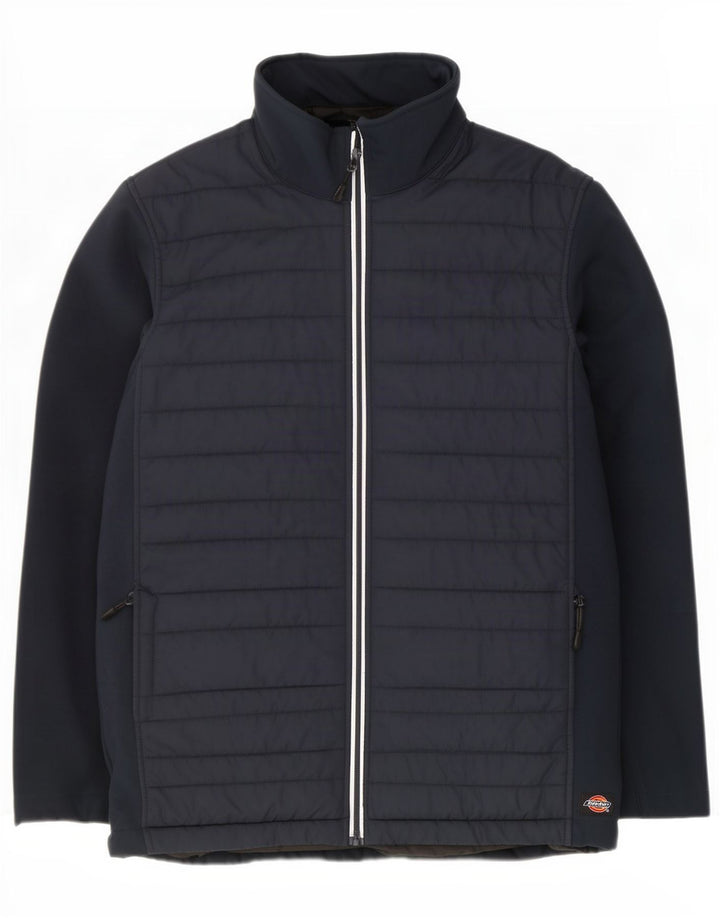 Dickies Mens Padded Jacket UK 42 XL Navy Blue Polyester
