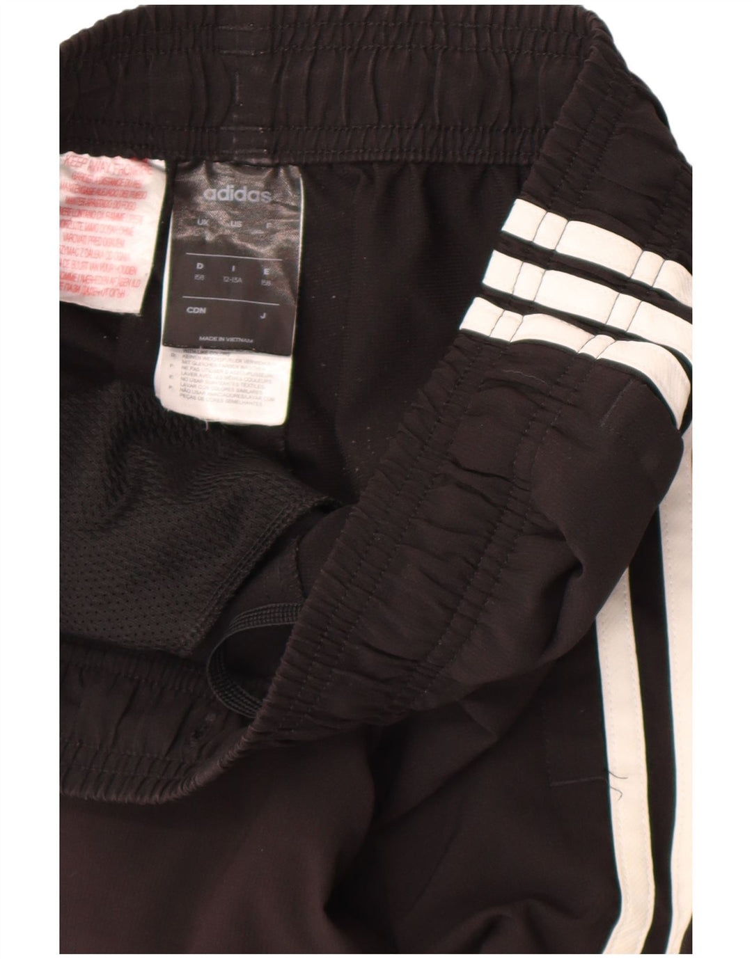 Adidas Boys Sport Shorts 12-13 Years Black Polyester