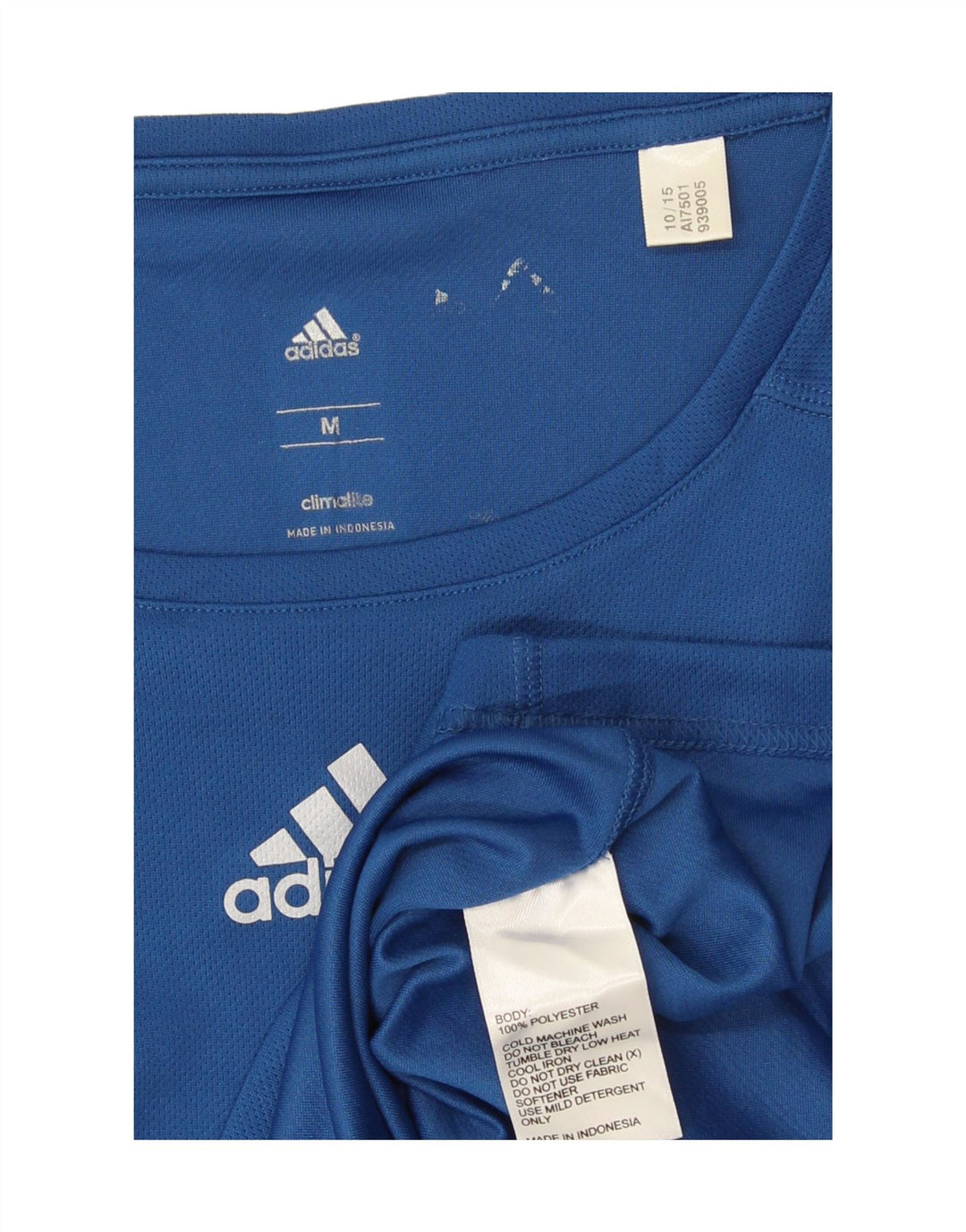 Adidas Mens Climalite Vest Top Medium Blue Polyester