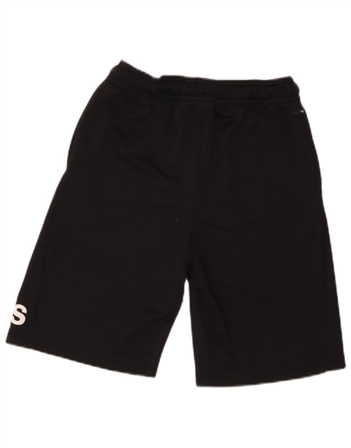 Adidas Boys Graphic Sport Shorts 13-14 Years Black Polyester