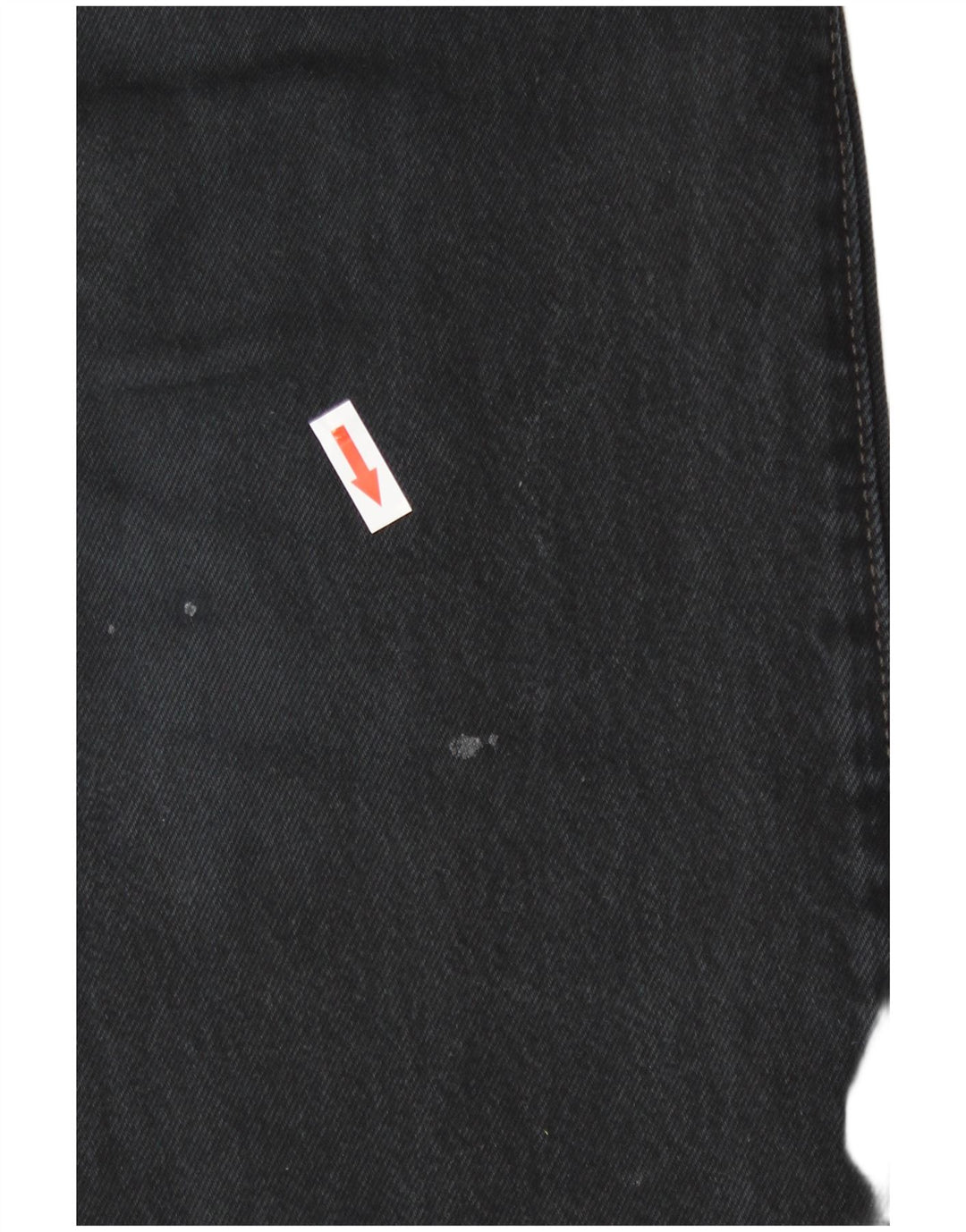 Levi's Mens 501 Straight Jeans W33 L30 Black Cotton