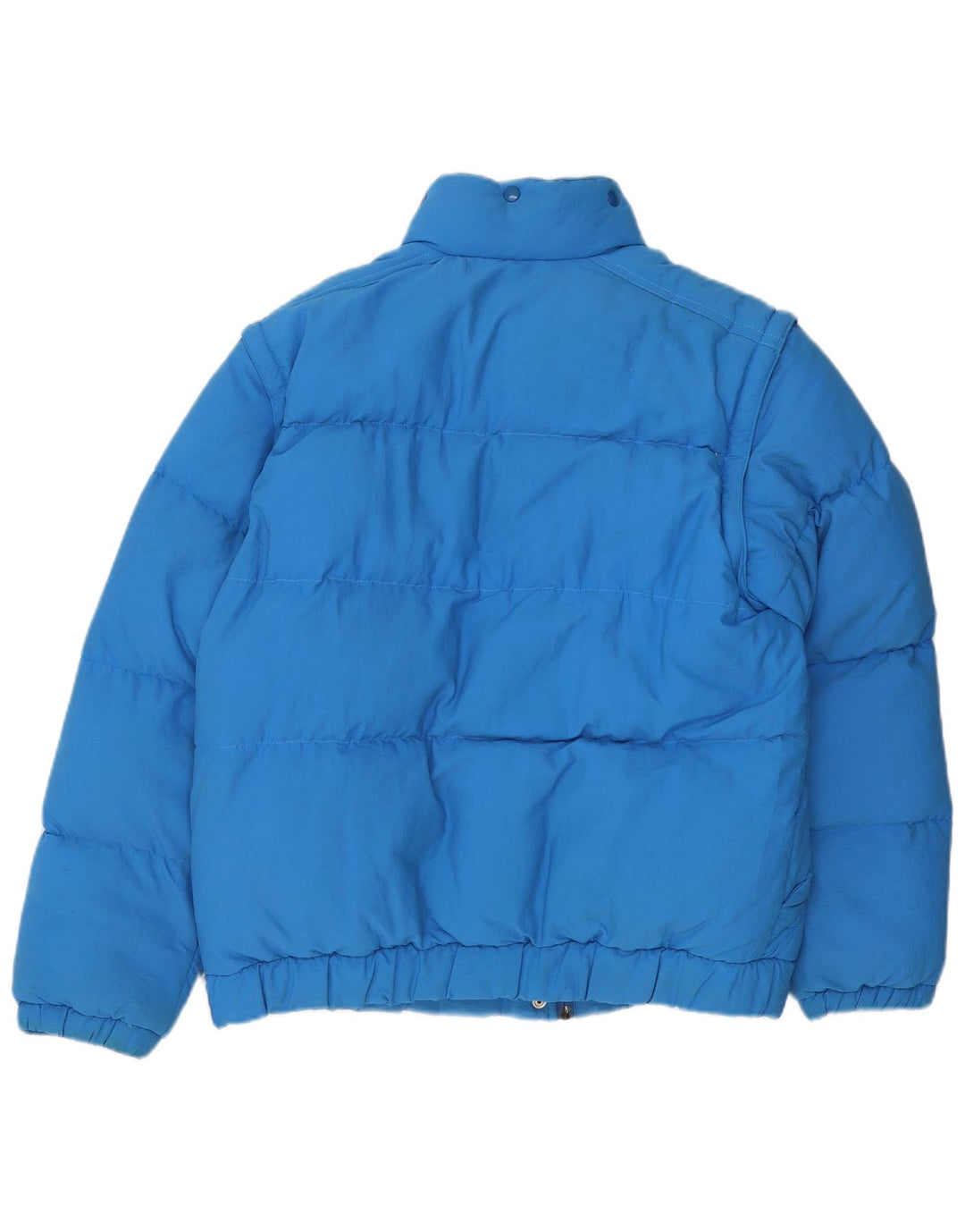 Vintage Womens Padded Jacket IT 46 Large Blue Polyamide