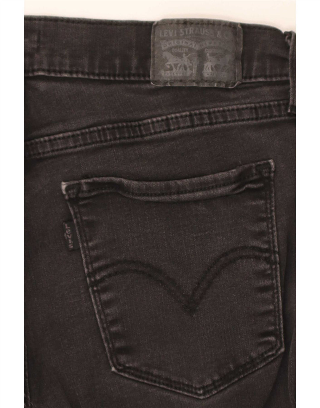 Levi's Womens Classic Fit Bootcut Jeans US 12 Large W30 L29 Black