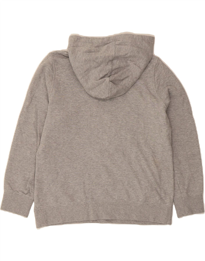 ADIDAS Womens Graphic Hoodie Jumper UK 14 Large Grey Cotton Vintage Adidas and Second-Hand Adidas from Messina Hembry 