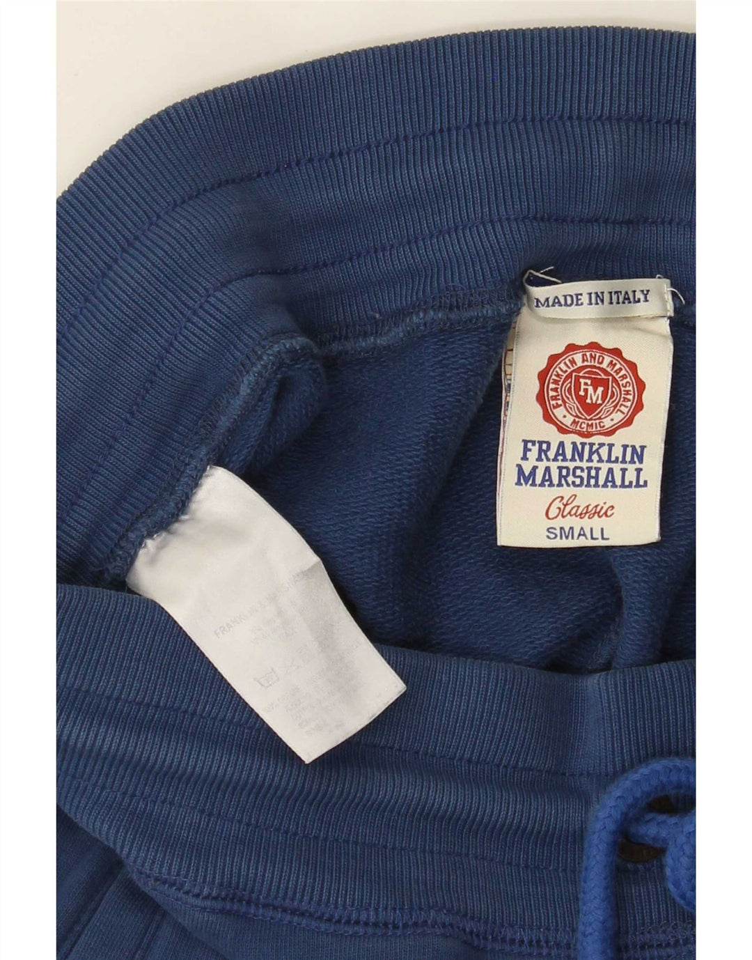 Franklin Marshall Mens Tracksuit Trousers Joggers Small Blue Cotton