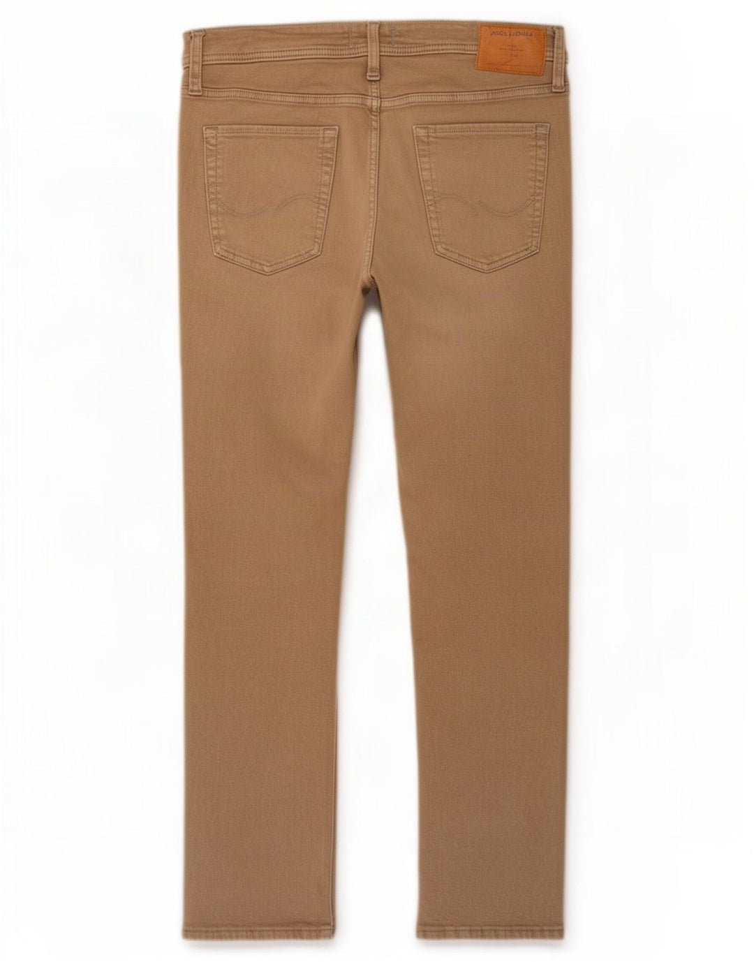 Jack & Jones Mens Slim Jeans W34 L32 Beige Cotton