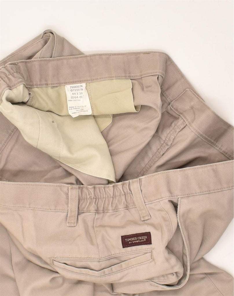 VINTAGE Mens Tapered Chino Trousers W44 L30  Beige Cotton | Vintage Vintage | Thrift | Second-Hand Vintage | Used Clothing | Messina Hembry 