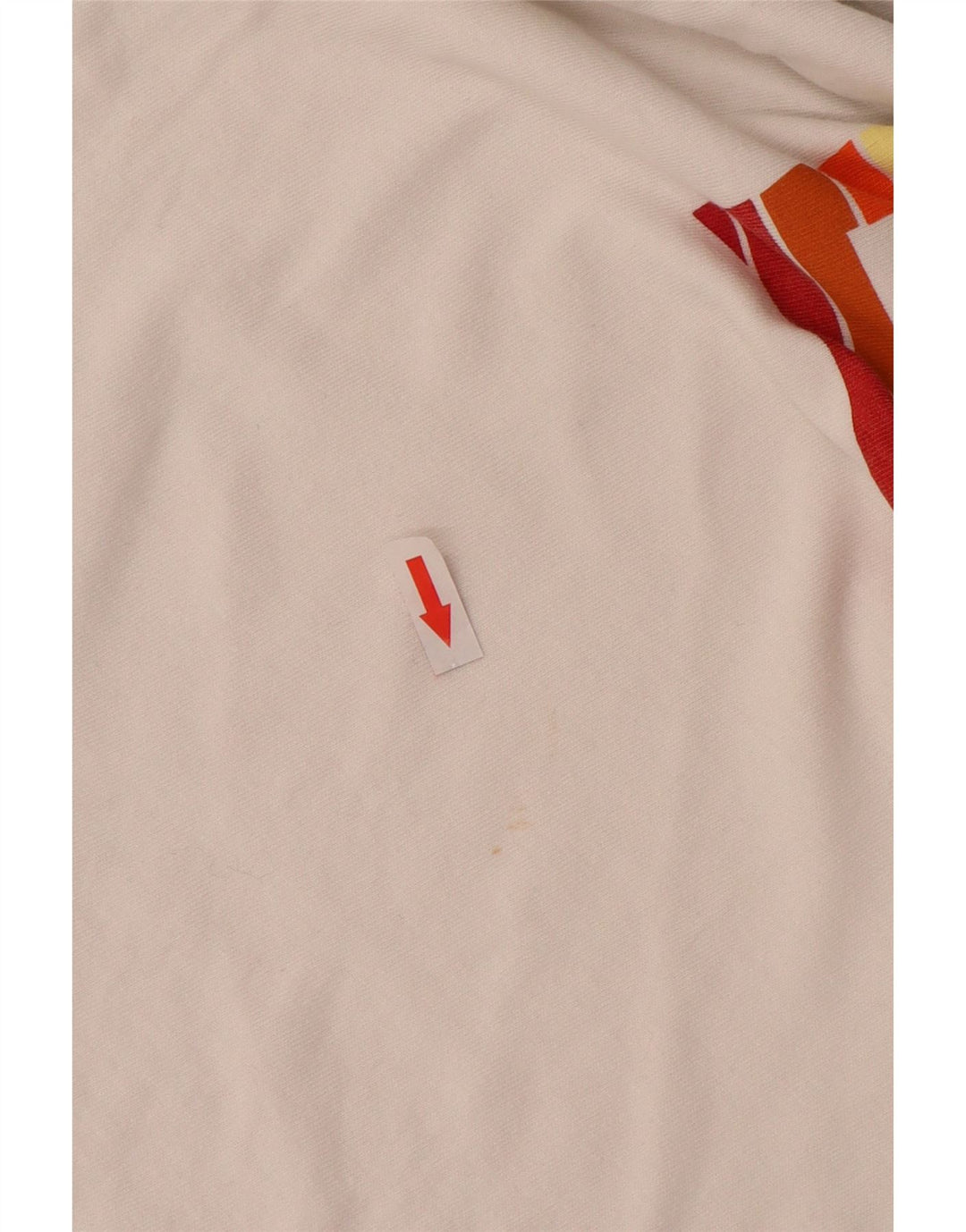 LEVI'S Womens Graphic T-Shirt Top UK 10 Small White Cotton