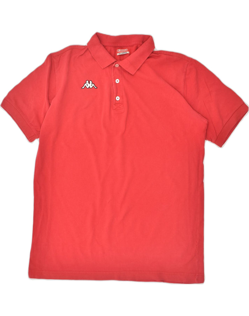 KAPPA Mens Polo Shirt XL Red Cotton | Vintage Kappa | Thrift | Second-Hand Kappa | Used Clothing | Messina Hembry 