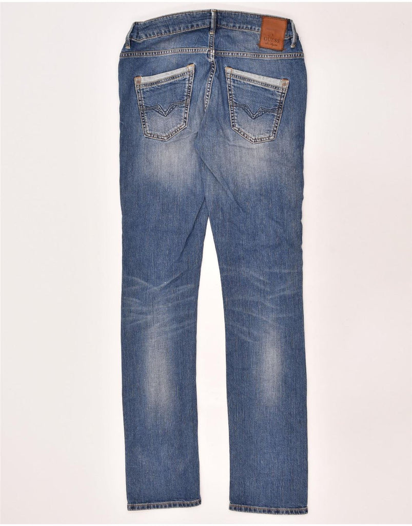 GUESS Mens Skinny Jeans W30 L34 Blue Cotton | Vintage Guess | Thrift | Second-Hand Guess | Used Clothing | Messina Hembry 