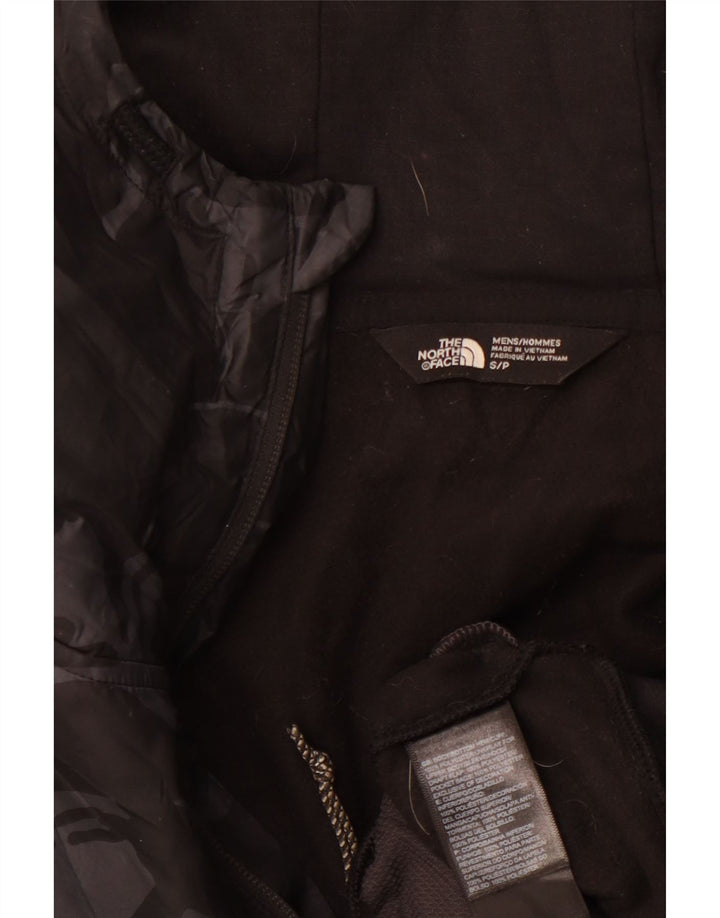THE NORTH FACE Mens Graphic Zip Hoodie Sweater Small Black Sports