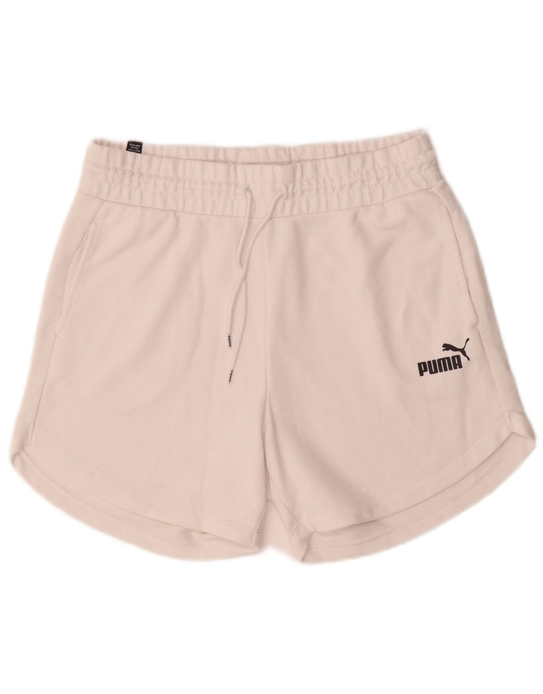Puma Womens Sport Shorts UK 14 Medium  White