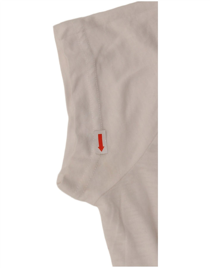 ADIDAS Boys Graphic T-Shirt Top 13-14 Years White