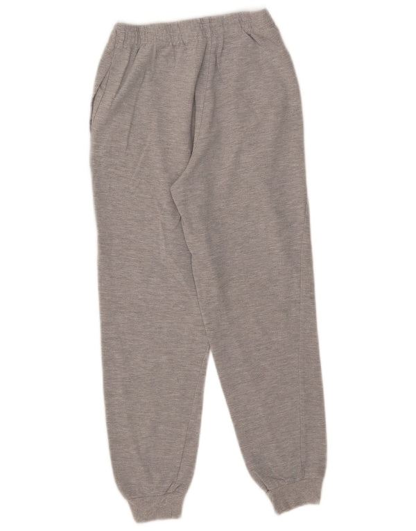 Champion Womens Graphic Crop Tracksuit Trousers Joggers UK 14 Large Grey