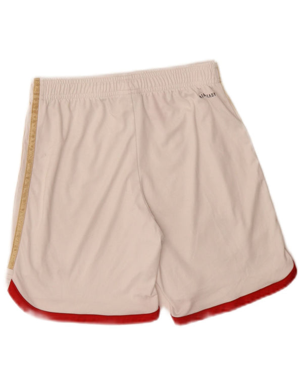 Adidas Boys Arsenal Graphic Sport Shorts 11-12 Years White Colourblock