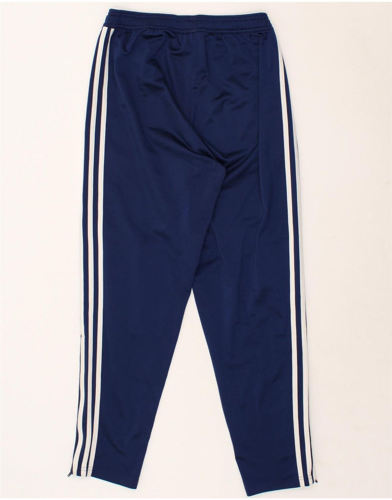 ADIDAS Mens Tracksuit Trousers Small Blue Polyester | Vintage Adidas | Thrift | Second-Hand Adidas | Used Clothing | Messina Hembry 