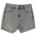 ZARA Womens Denim Shorts EU 38 Small W28  Blue