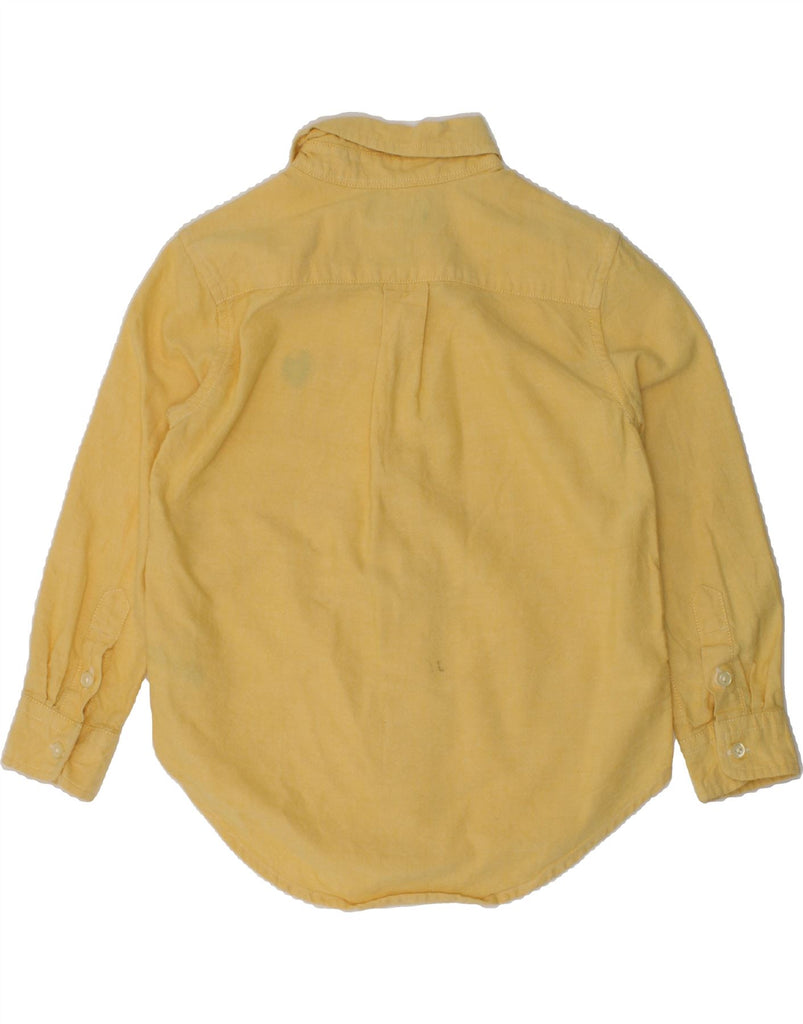 CHAPS Boys Shirt 3-4 Years Yellow Cotton | Vintage Chaps | Thrift | Second-Hand Chaps | Used Clothing | Messina Hembry 