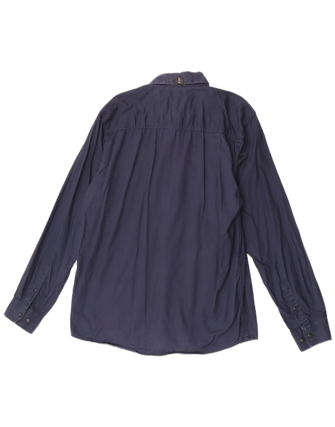 Jack & Jones Mens Shirt XL Navy Blue Cotton