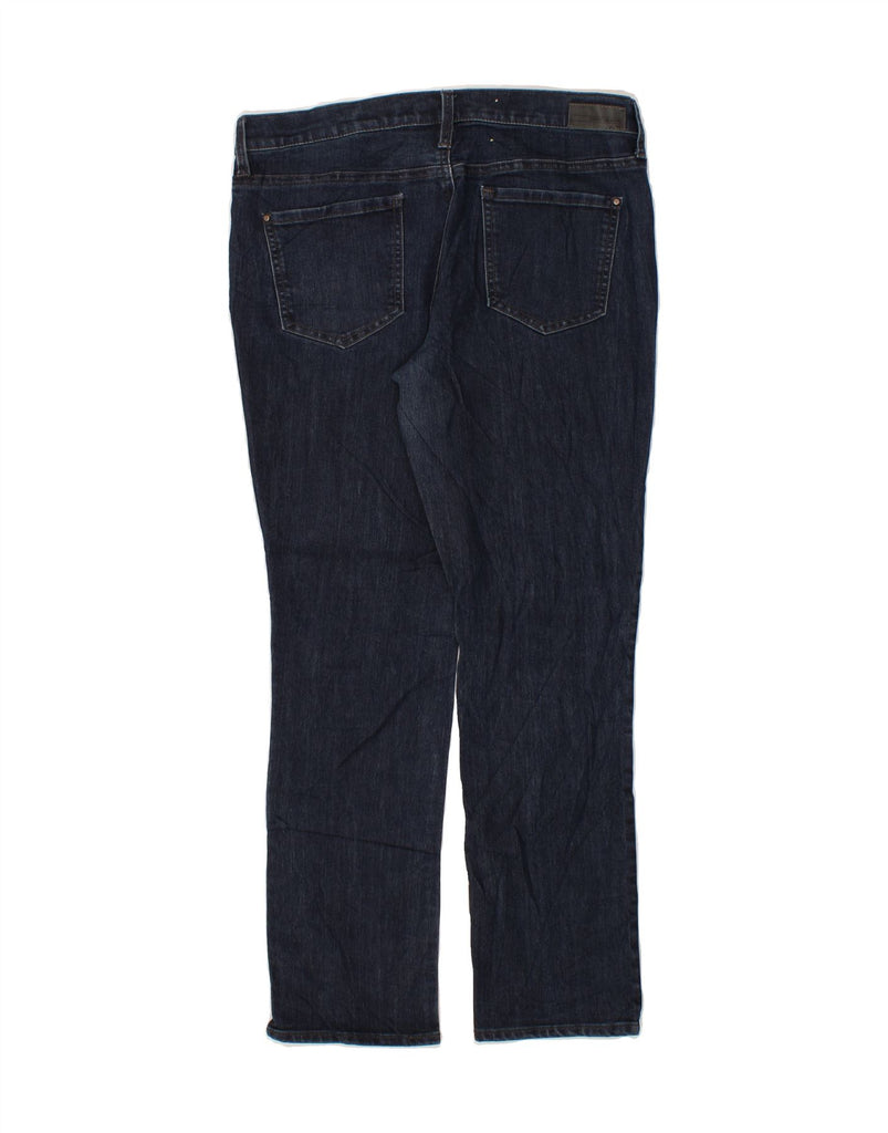 DKNY Womens Straight Jeans US 10 Large W30 L30 Navy Blue Cotton Vintage Dkny and Second-Hand Dkny from Messina Hembry 