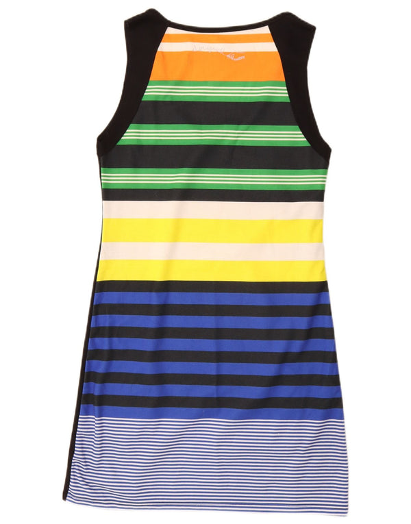 DESIGUAL Womens Graphic T-Shirt Dress UK 12 Medium Multicoloured Butterfly