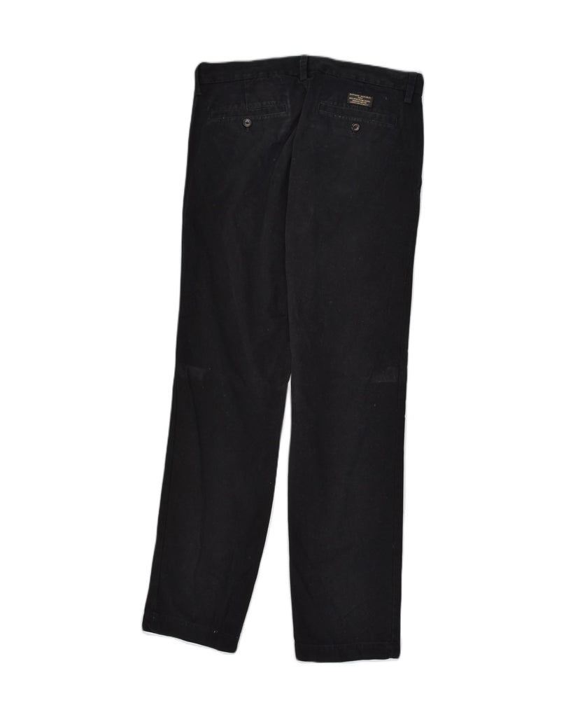 BANANA REPUBLIC Womens Emerson Straight Chino Trousers W31 L32  Black | Vintage Banana Republic | Thrift | Second-Hand Banana Republic | Used Clothing | Messina Hembry 