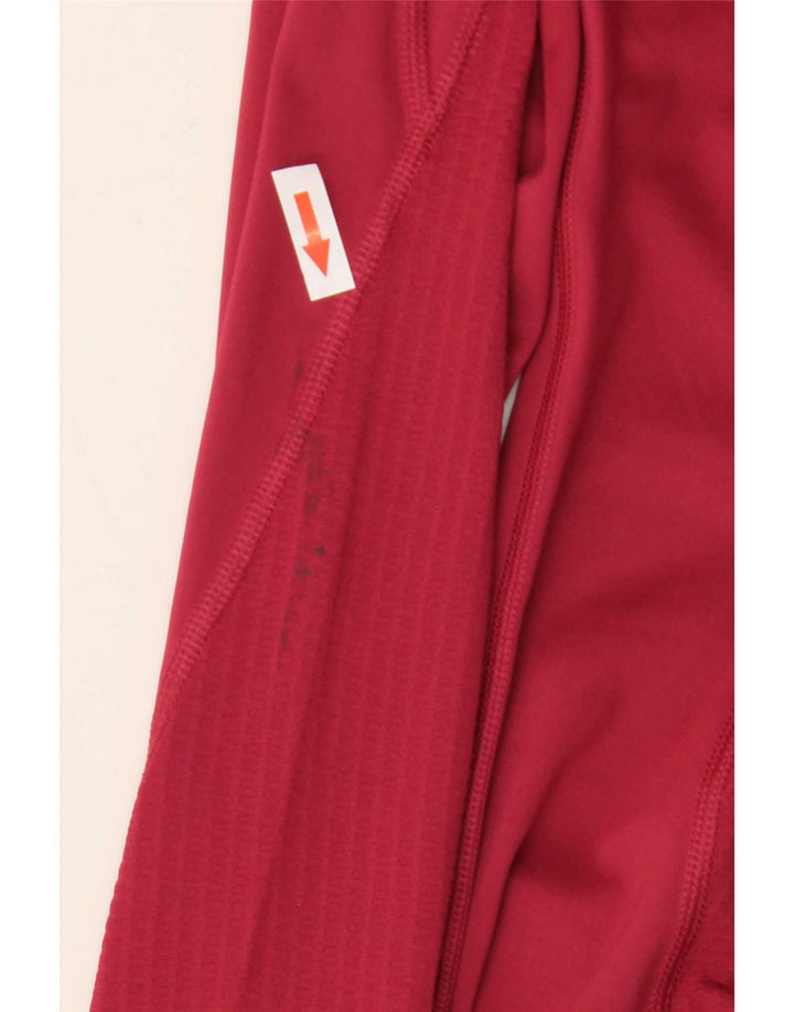 Reebok Womens Leggings UK 4 XS  Red Polyester