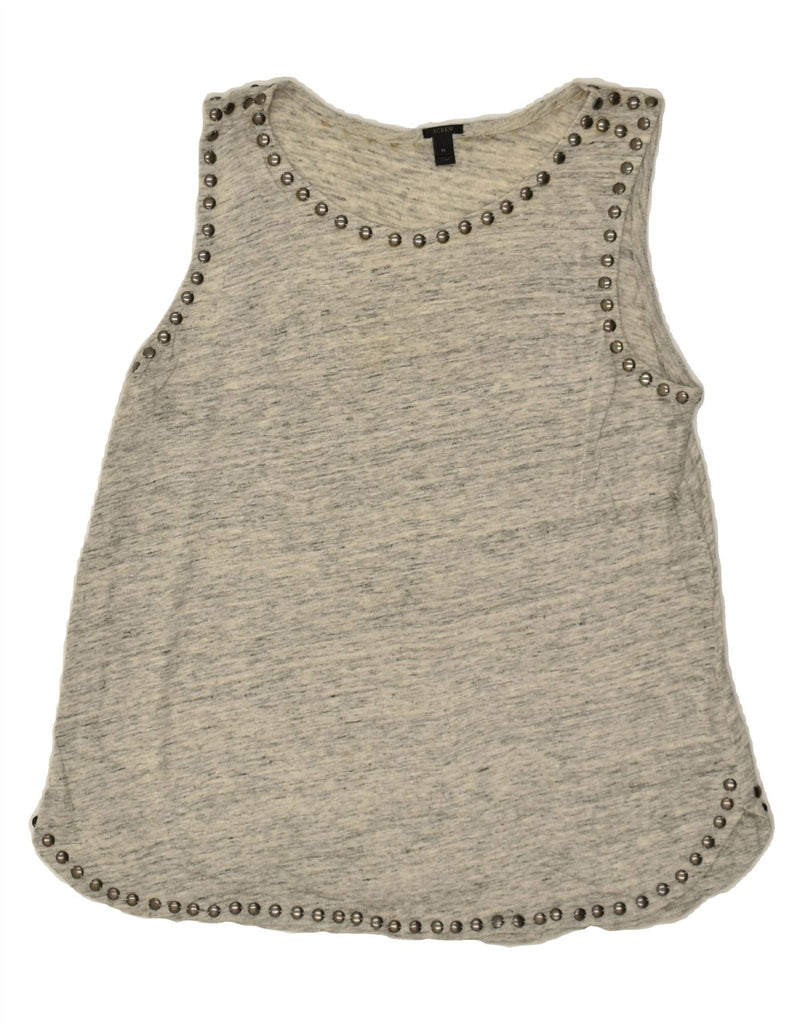 J. CREW Womens Vest Top UK 14 Medium Grey Flecked | Vintage J. Crew | Thrift | Second-Hand J. Crew | Used Clothing | Messina Hembry 