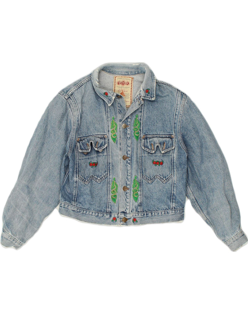 SPITFIRE Womens Denim Jacket UK 16 Large Blue Cotton | Vintage Spitfire | Thrift | Second-Hand Spitfire | Used Clothing | Messina Hembry 