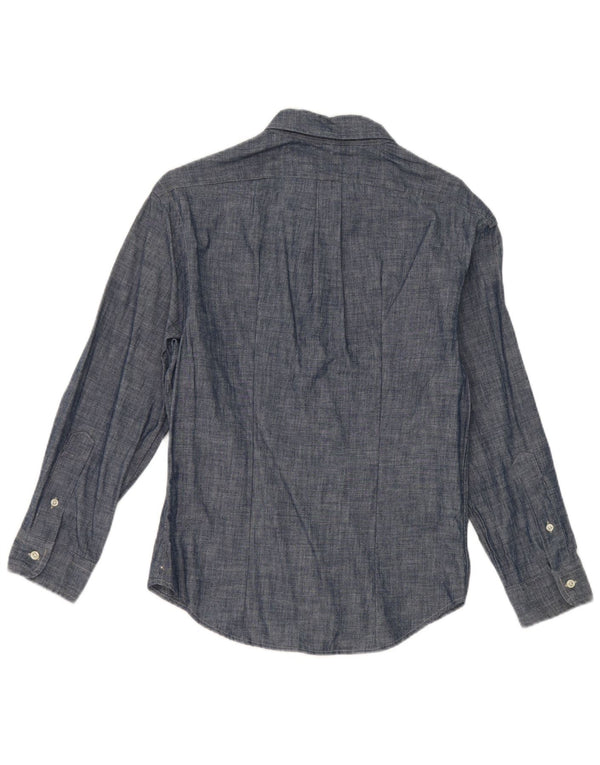 Ralph Lauren Mens Slim Fit Shirt Medium Navy Blue