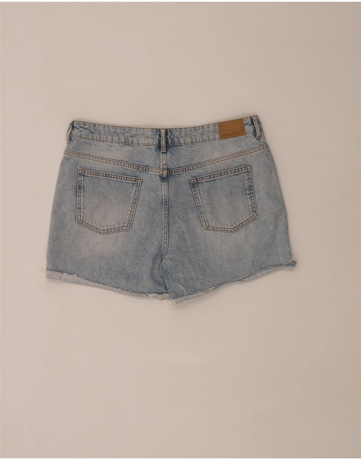 Superdry Womens Denim Shorts W32 Large Blue Cotton
