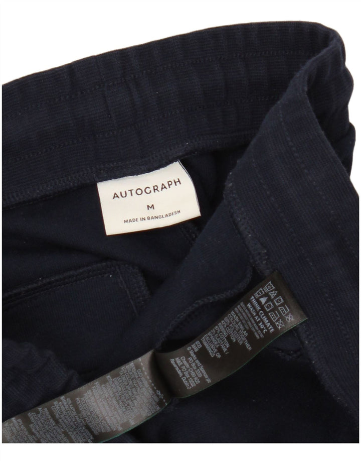 Marks & Spencer Mens Autograph Tracksuit Trousers Medium Navy Blue